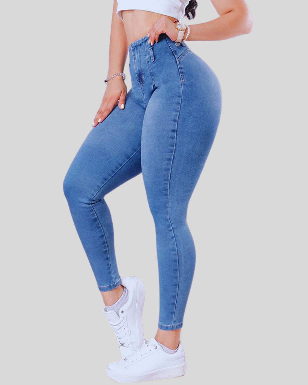 Blugi cu efect push-up care ridică fesele®