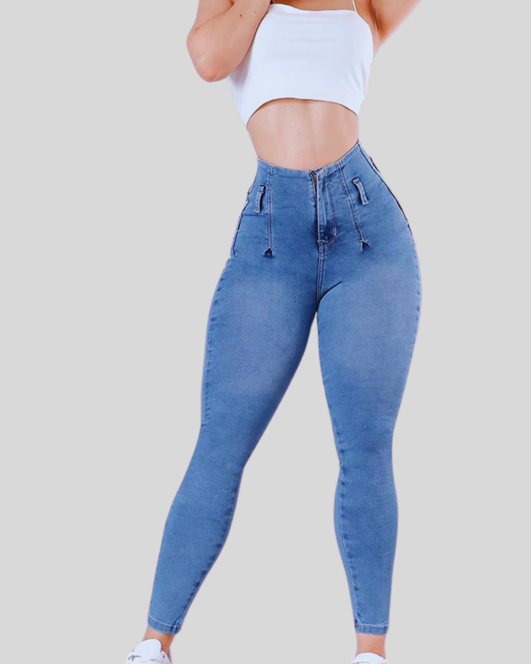 Blugi cu efect push-up care ridică fesele®